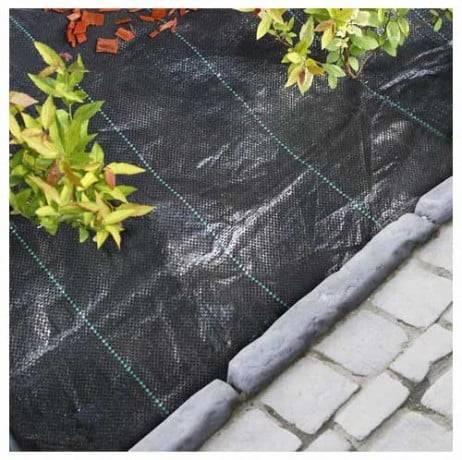 Nature - Toile de paillage 100 gr/ m² noir, Dimensions 2 x 5 m - Imagen 1