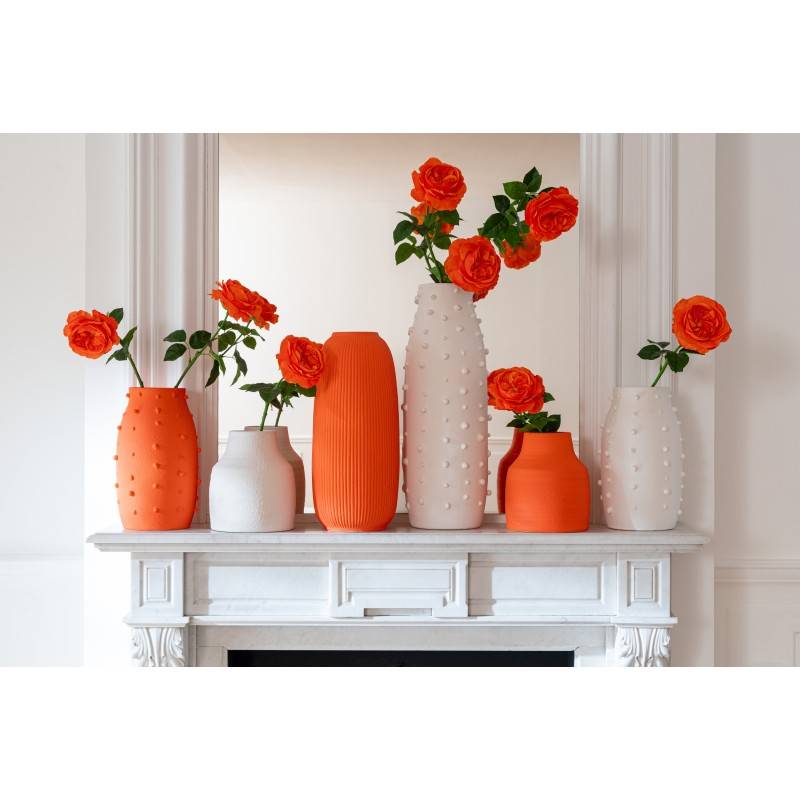 J-Line - Vase en céramique blanc 20x20x23 cm - J-Line - Image 3