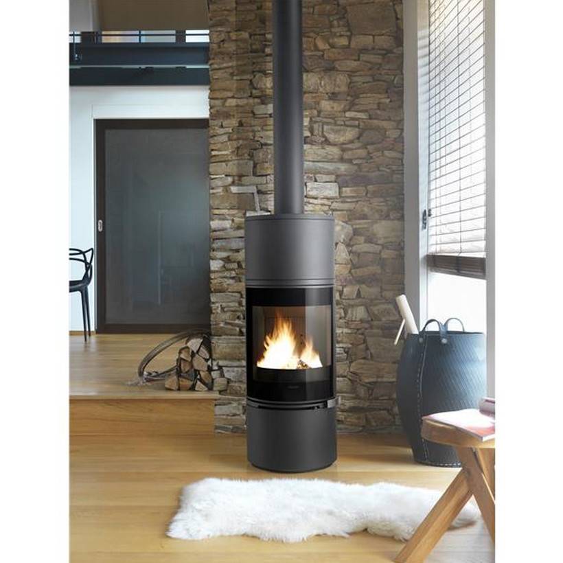 Invicta - Poêle à bois 6kw noir P610744 Invicta - Imagen 3