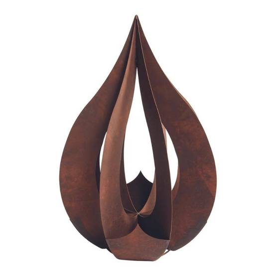 Jardinex - Déco jardin goutte métal rouillé - Rouille 90 cm - Jardinex - Imagen 1
