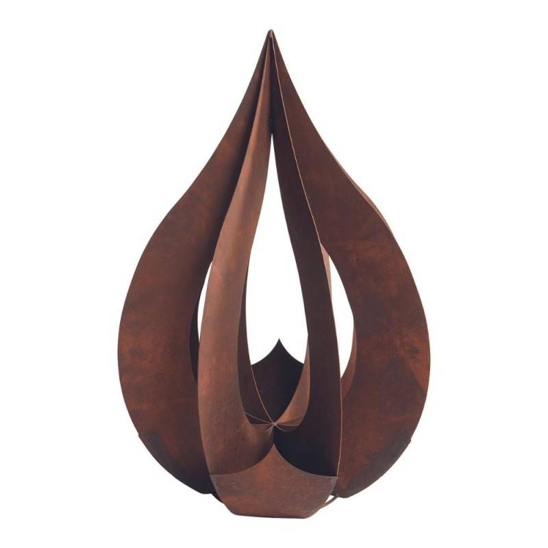 Jardinex - Déco jardin goutte métal rouillé - Rouille 90 cm - Jardinex - Imagen 1