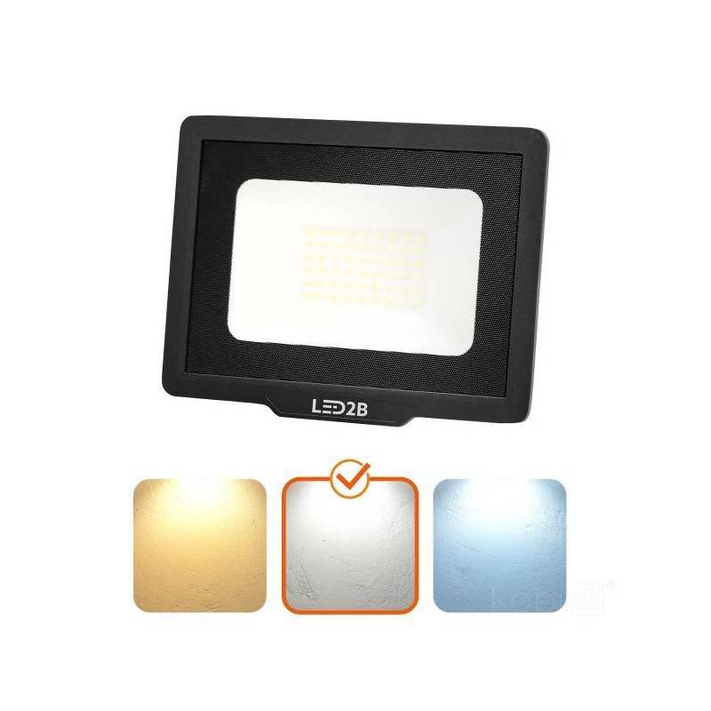 Projecteur LED MH 50W noir 4000K IP65 blanc naturel - Image 5