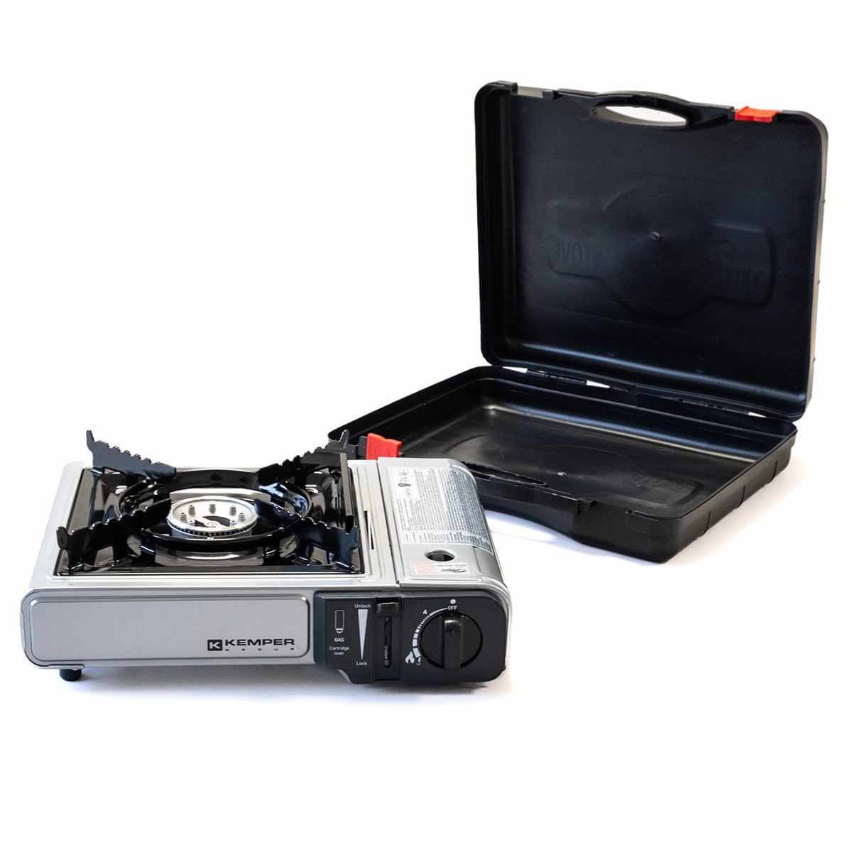 Mini Réchaud De Camping à Gaz 3800W - Pliable Avec Allumage Piézo - Réchaud Portable