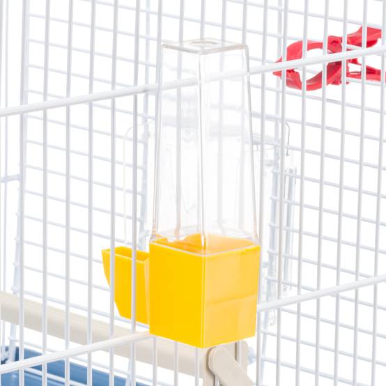 Ferplast - Ferplast Cage à Oiseaux REKORD 2 Cage pour Oiseaux, Canaris, Perruches Ondulées, en Métal, Accessoires inclus Mangeoires rotatives Perchoirs, 39 x 25 - Image 7