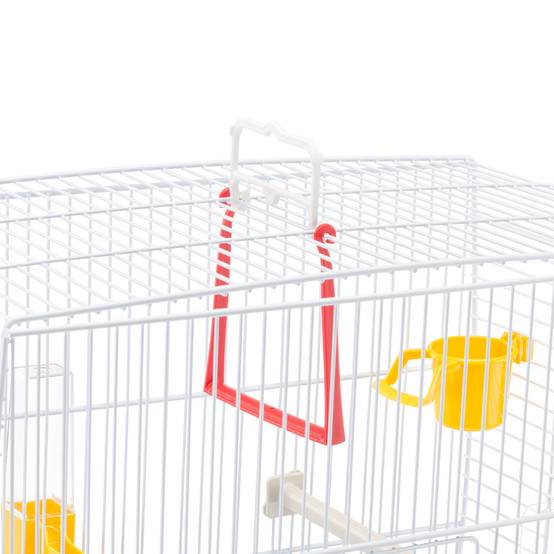 Ferplast - Ferplast Cage à Oiseaux REKORD 2 Cage pour Oiseaux, Canaris, Perruches Ondulées, en Métal, Accessoires inclus Mangeoires rotatives Perchoirs, 39 x 25 - Image 9