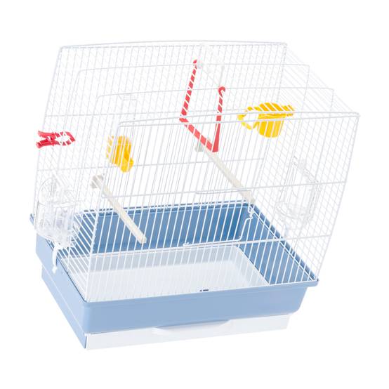 Ferplast - Ferplast Cage à Oiseaux REKORD 2 Cage pour Oiseaux, Canaris, Perruches Ondulées, en Métal, Accessoires inclus Mangeoires rotatives Perchoirs, 39 x 25 - Image 6