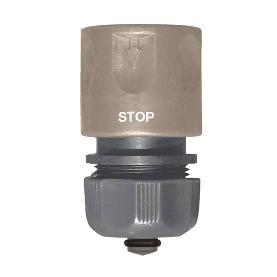 Jardibric - Jardibric Raccord Rapide 15mm avec Stop Connecteur Automatique Tuyau Arrosage Connexion Sécurisée Anti Fuite - Image 1