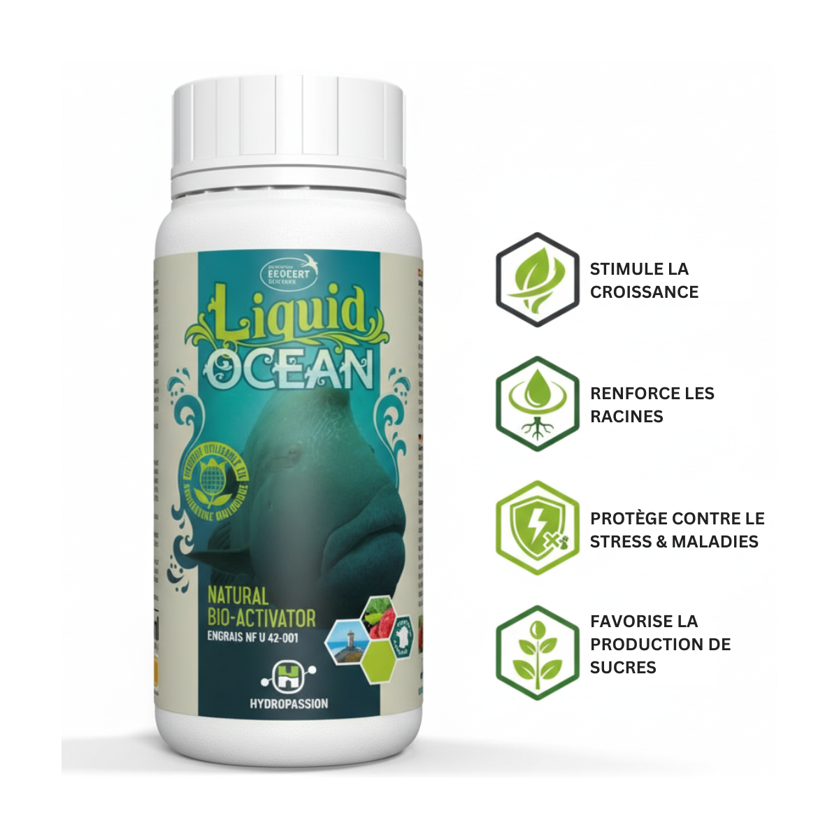 Stimulant de croissance LIQUID OCEAN 250ml - Hydropassion - Image 4