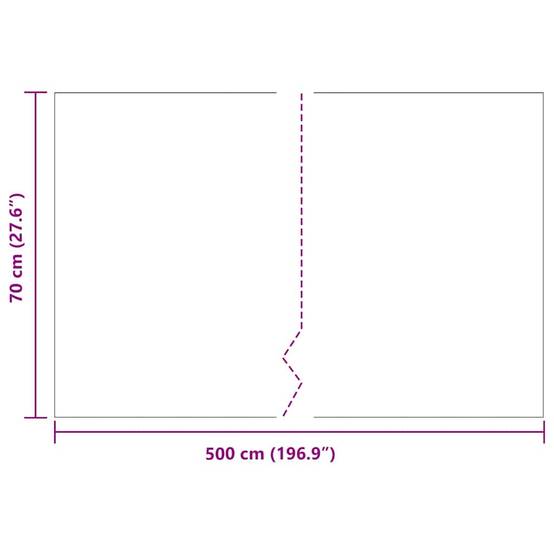 Barrière anti-racines polyéthylène noir 500 x 70 cm, poids:5.35kg - PANGIVO - Image 9