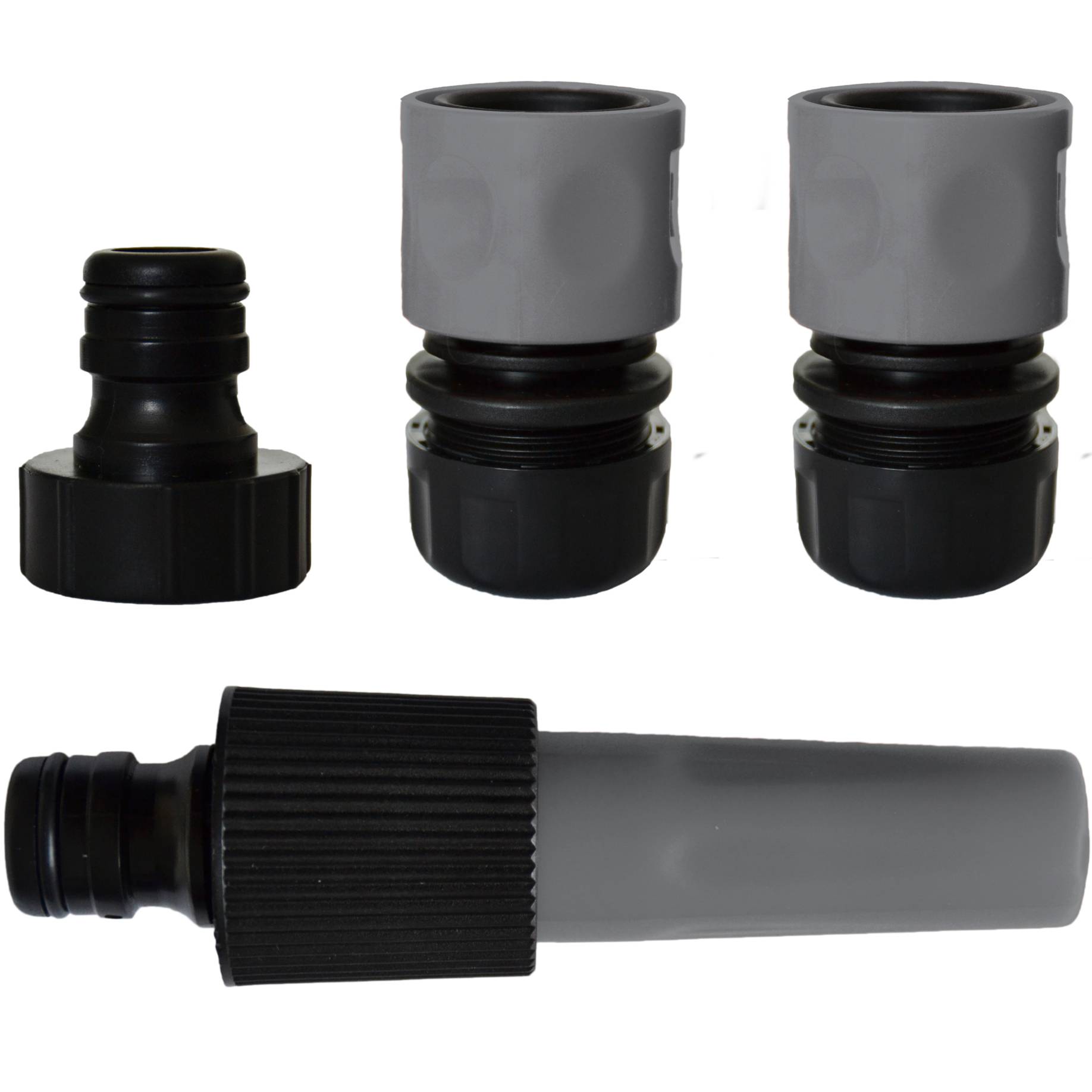 Jardibric - Kit lance d'arrosage avec raccords 19 mm et nez de robinet 26x34 - Image 1