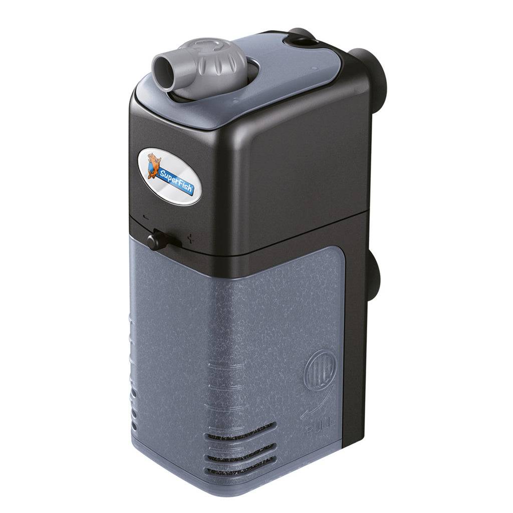 Superfish - Filtre interne réglable 200 L/h pour aquarium 100 L - SUPERFISH