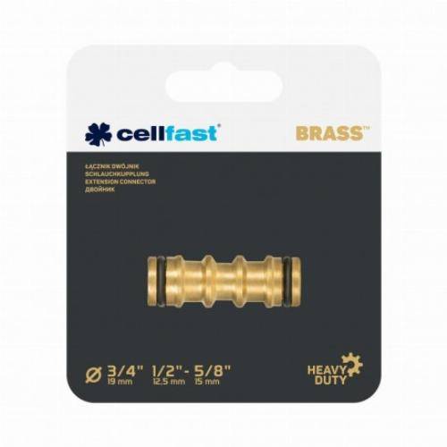 Raccord double laiton BRASS 19mm 12,5mm - Imagen 1