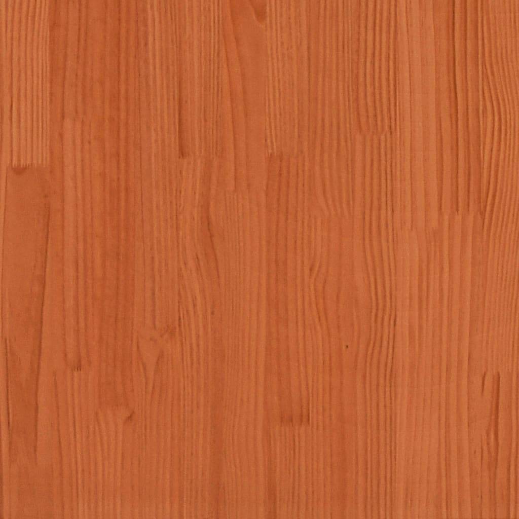 ComfortXL - Jardinière carrée haute bois de pin massif Cire marron 70x70x72,5cm – ComfortXL Outdoor Living - Image 9