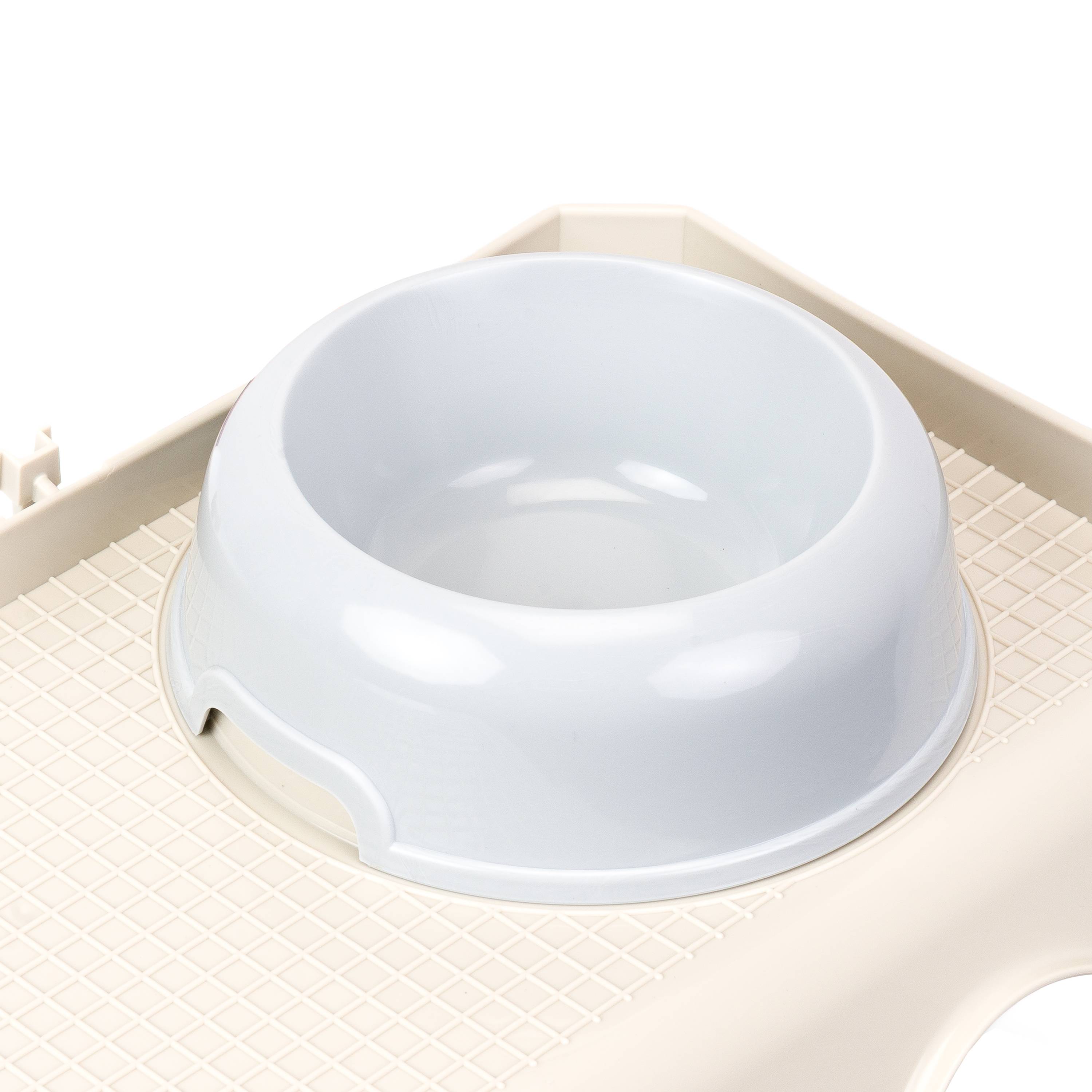 Ferplast - Maisonnette en plastique lapins cochons d’Inde rongeurs PUB 3252 gamelle marches porte - Imagen 6