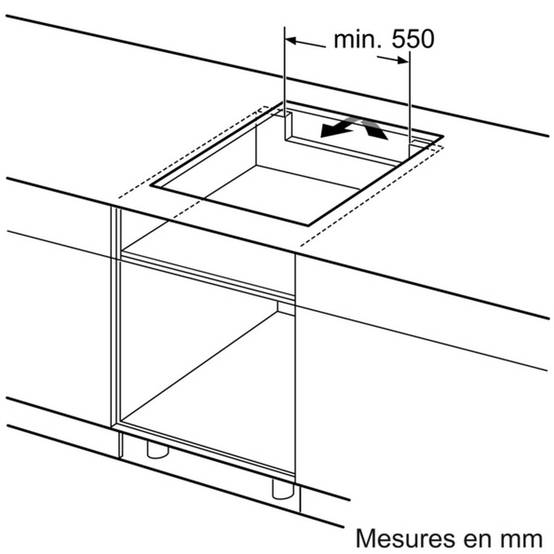 Bosch - Table de cuisson à induction 60cm 3 feux noir PUJ611BB5E Bosch - Image 3