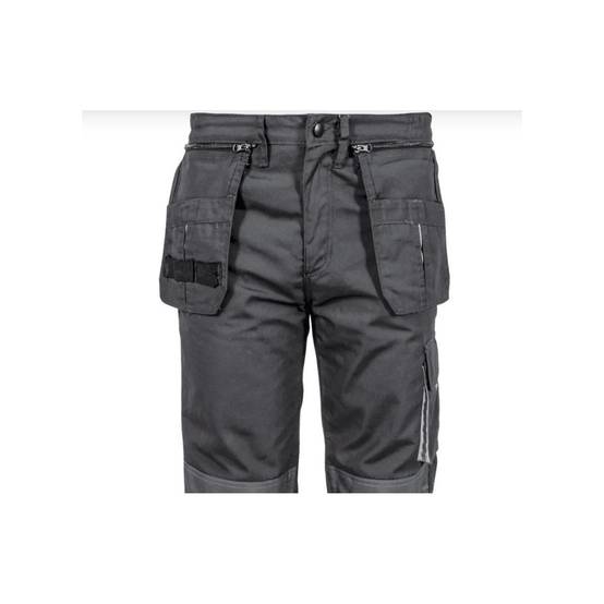 Pantalon de travail Confort Plus Taille 42 Gris 6 Poches 80% polyester, 20% coton VITO - Image 2