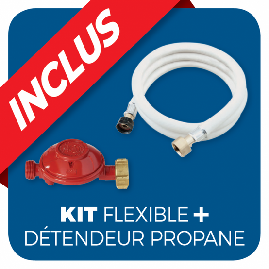 Favex - Parasol Chauffant Gaz Favex Gris De 13 Kw Avec Housse Patio De Favex - Image 5