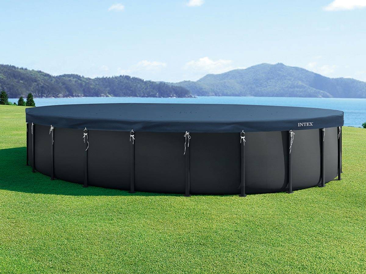 Bâche hiver pour piscine ronde Ø 7,32 m - Intex - Image 2