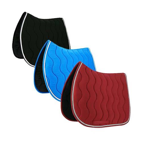 Tapis de selle EQUITHÈME "Jump" Classic - Rouge - Imagen 2
