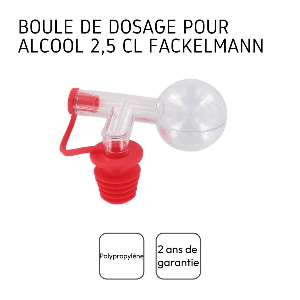 Lot de 4 bouchons doseurs boules 2,5 cl Fackelmann - Image 4