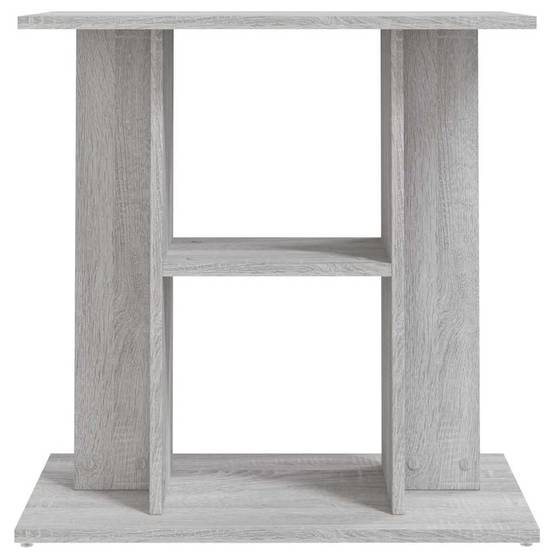 Meuble Aquarium Bois d'Ingénierie Support Rangement 60x30x60cm Gris Sonoma - ComfortXL Outdoor Living - Image 4