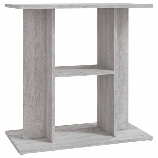 Meuble Aquarium Bois d'Ingénierie Support Rangement 60x30x60cm Gris Sonoma - ComfortXL Outdoor Living - Image 2