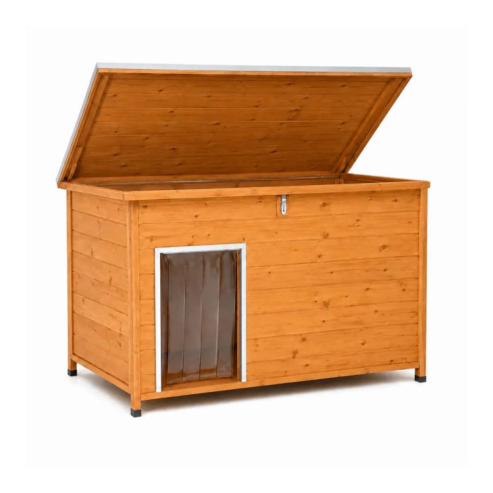 Niche en bois haute isolation Taille XL - Épicéa 3 couches avec toit étanche - Image 8