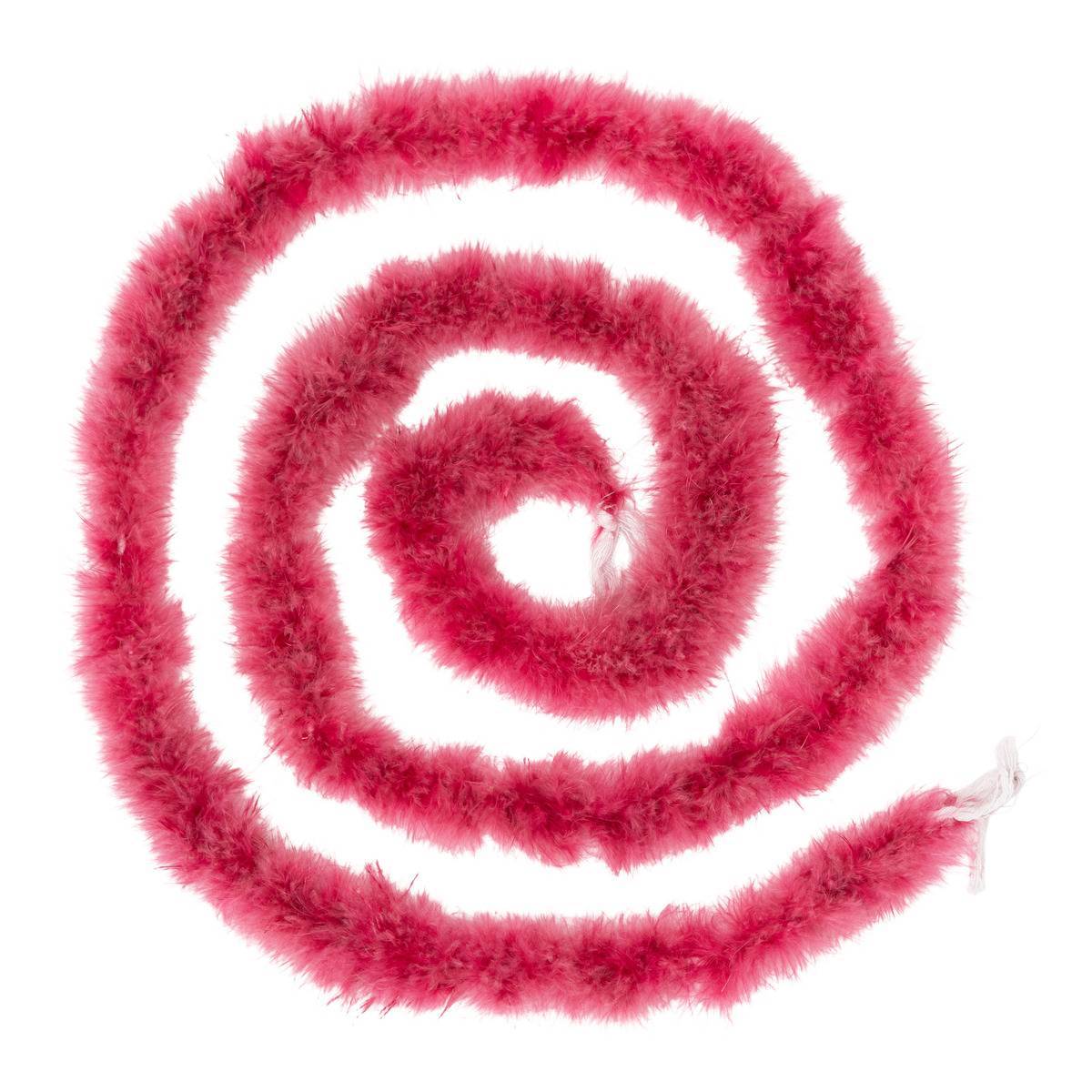 Plume boa fin rose 2m 12g ATMOSPHERA CREATEUR D'INTERIEUR - Image 1