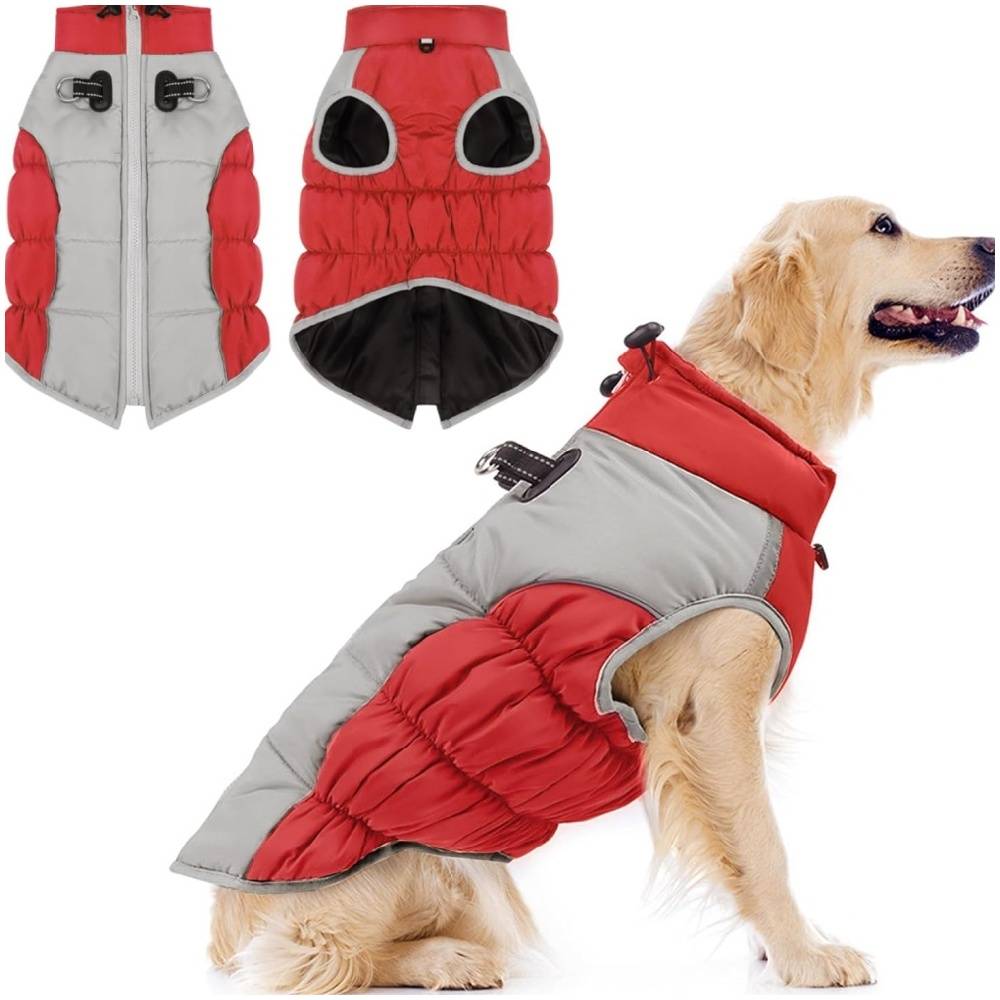 Manteau chaud pour chien d'hiver avec anneau en D fonctionnel - Lytech - Image 1
