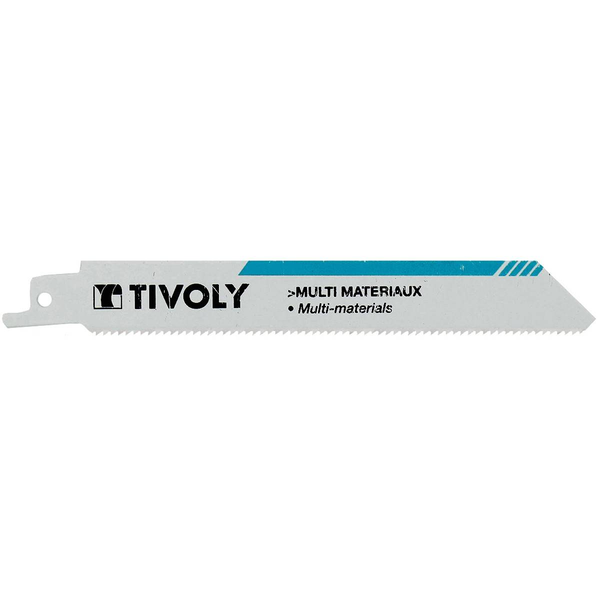 Tivoly - Lame de scie sabre Multi Matériaux HSS L200mm coupe tubes, plaques jusqu'à 15cm épaisseur TIVOLY - Imagen 1
