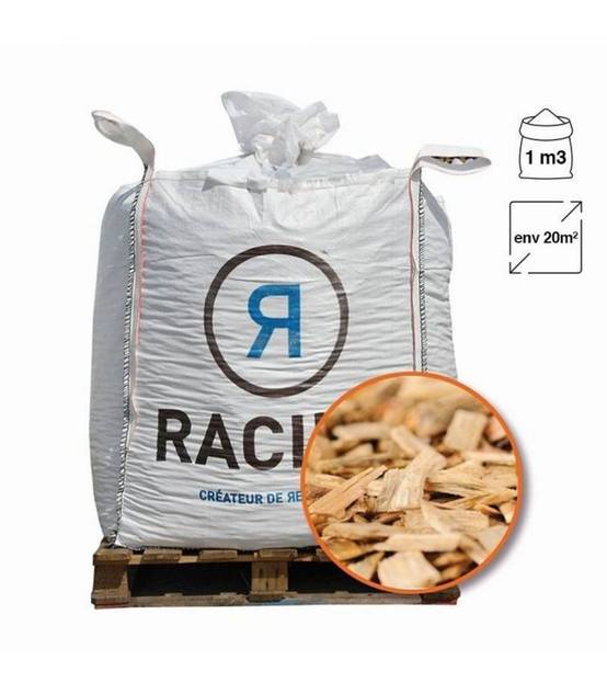 Paillage naturel copeaux de bois big bag 1 m3 pour 20m2 - Imagen 1
