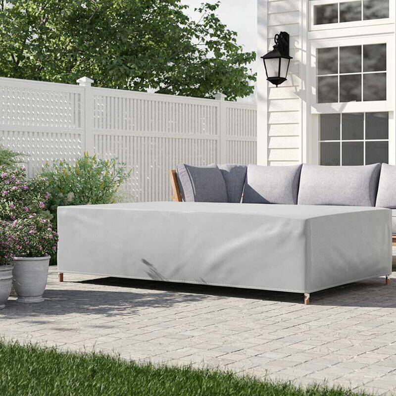 IntiMeg - Housse Salon de Jardin 420D Oxford Tissu Housse de Protection pour Mobilier Housse de Table de Jardin Imperméable Bâche de Protection avec C IntiMeg - Image 4