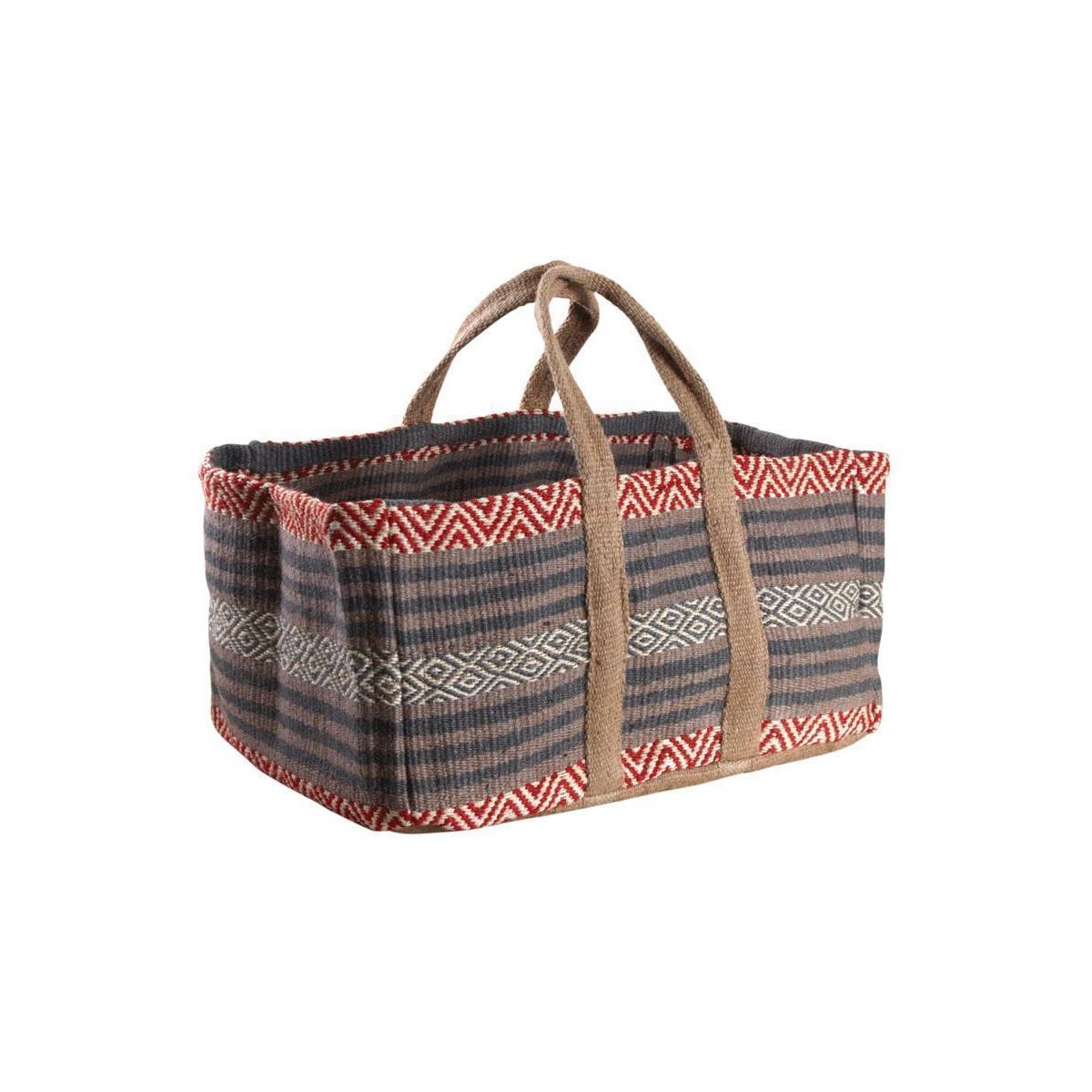 Aubry Gaspard - Sac à bûches en toile de jute épaisse Pampa - Imagen 1
