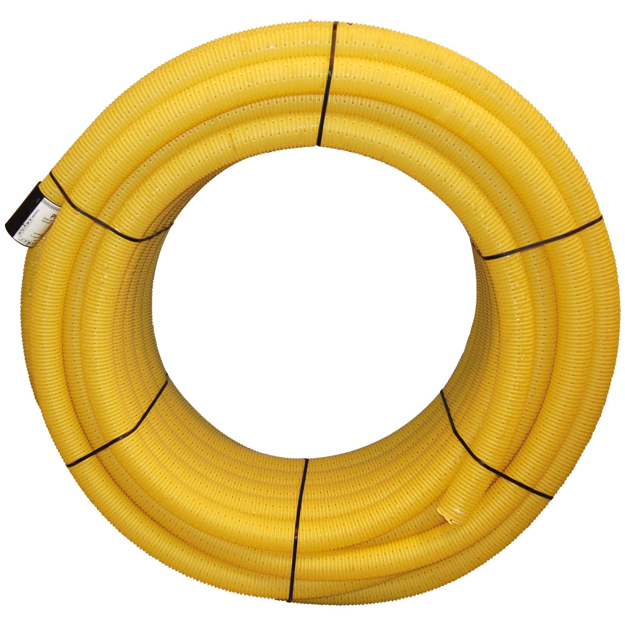 Jardibric - Drains annelés Annulaires Perforés Jardibric Ø 80 mm x 25 mètres Évacuation des Eaux