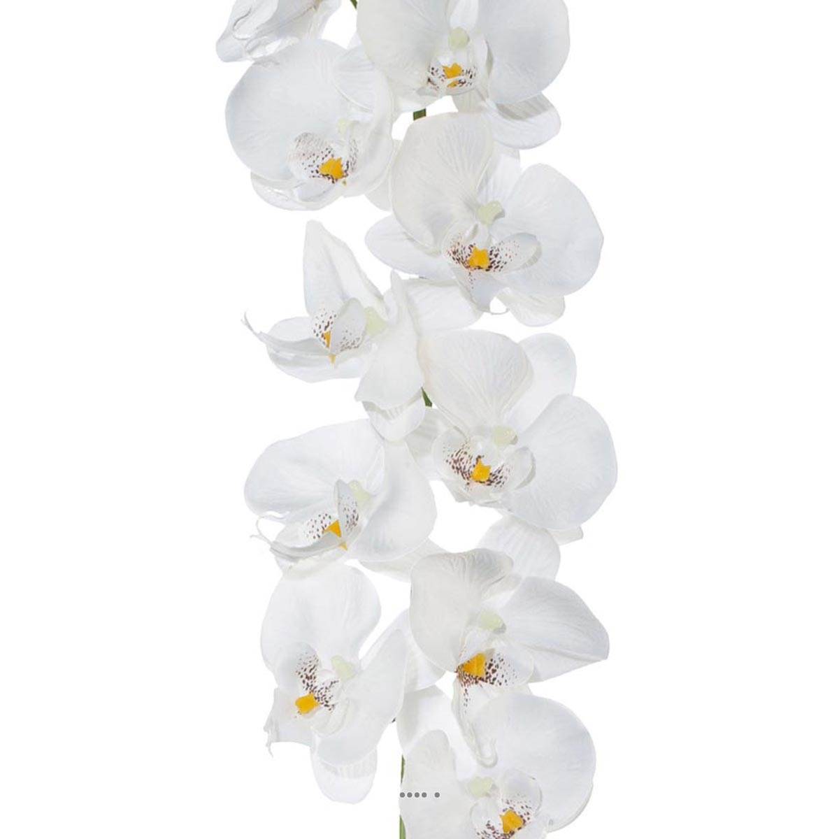 Artificielles - Orchidee artificielle en retombee L 110 cm 3 hampes 50 fleurons - Imagen 2