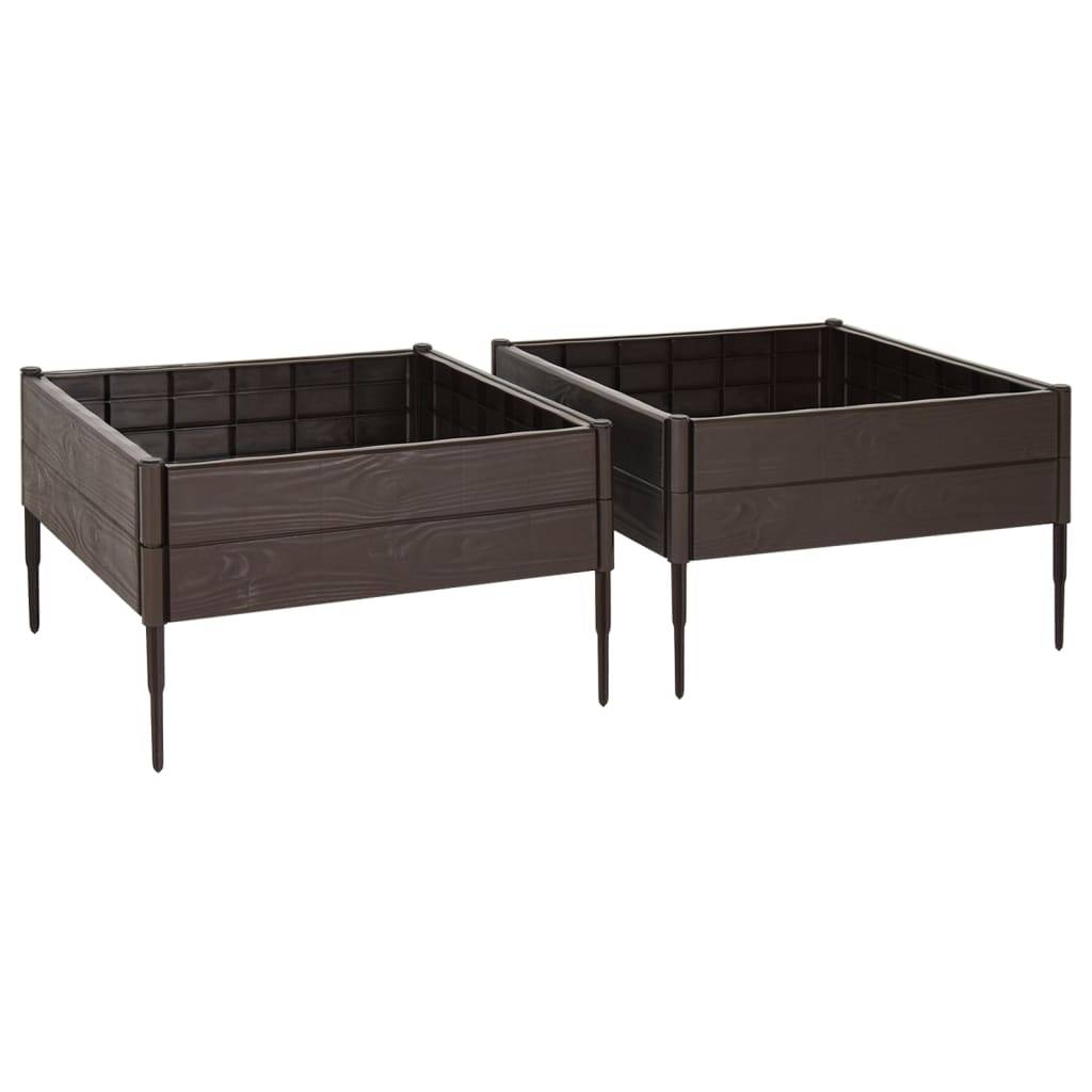 Jardiniere plastique  Prolenta Marron  120 X 120 X 20 cm  1-personnes - P87209M - Image 6