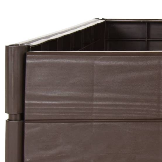 Jardiniere plastique Prolenta Marron 120 X 120 X 20 cm 1-personnes - P87209M - Image 8