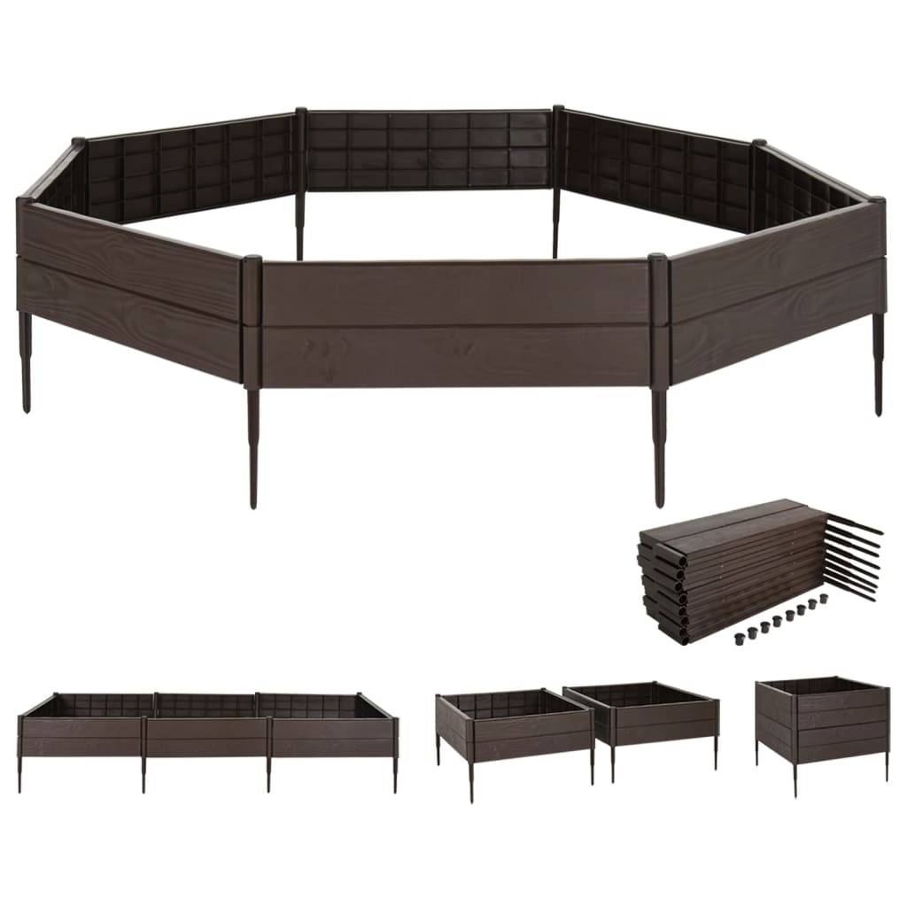 Jardiniere plastique  Prolenta Marron  120 X 120 X 20 cm  1-personnes - P87209M - Image 2