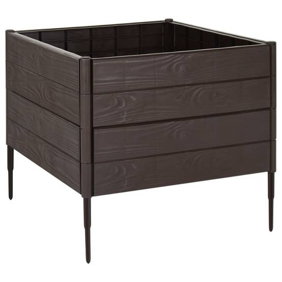 Jardiniere plastique Prolenta Marron 120 X 120 X 20 cm 1-personnes - P87209M - Image 5
