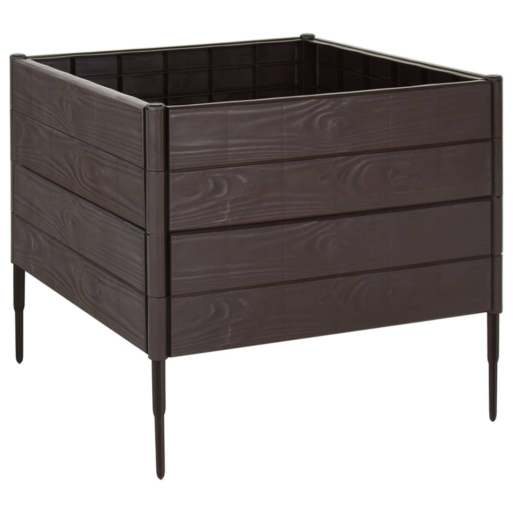 Jardiniere plastique  Prolenta Marron  120 X 120 X 20 cm  1-personnes - P87209M - Image 5