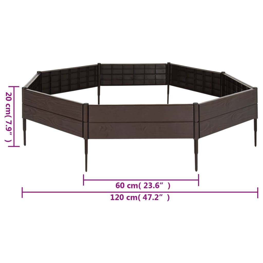 Jardiniere plastique  Prolenta Marron  120 X 120 X 20 cm  1-personnes - P87209M - Image 10