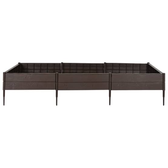 Jardiniere plastique Prolenta Marron 120 X 120 X 20 cm 1-personnes - P87209M - Image 4