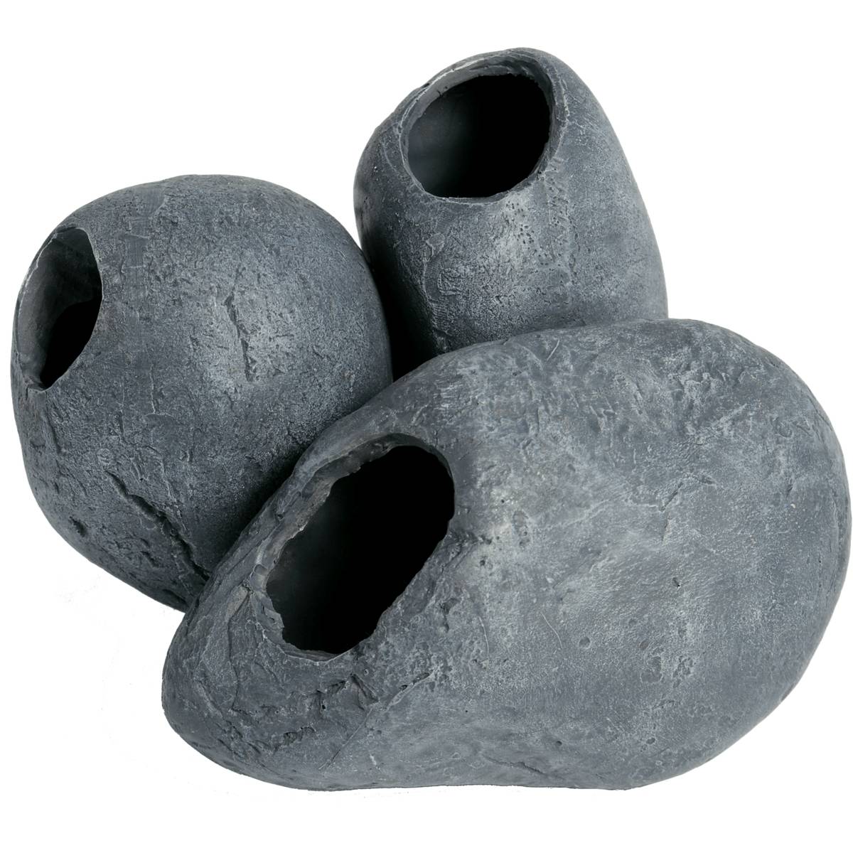 Superfish - Décoration résine grise 15,5 x 11 cm Fish Cave 3 - SUPERFISH