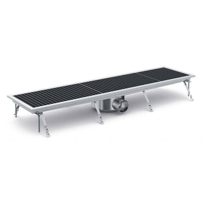 Combisteel - Caniveau de Sol pour Cuisine Professionnelle - Sortie Horizontale - Combisteel - 7075.0110