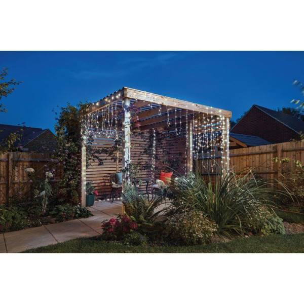 Guirlande solaire - SMART SOLAR - 200 Leds - Blanc froid / Chaud - Image 3