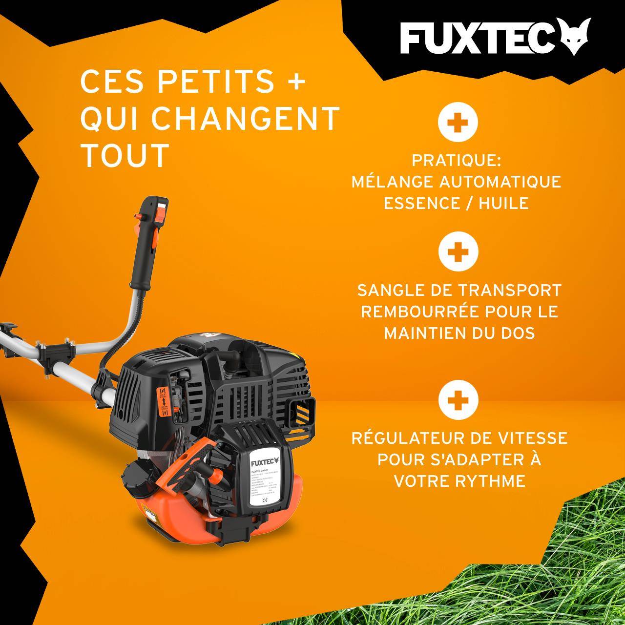 FUXTEC - Débroussailleuse thermique 4 temps - FUXTEC FX-4MS131 -  31cm3 1 CV - Image 4