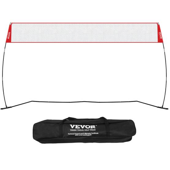 Vevor - VEVOR Filet d'entraînement de volley-ball autoportant 14 ft, hauteur réglable 7,4–8 ft, portable avec sac de transport. - Image 1