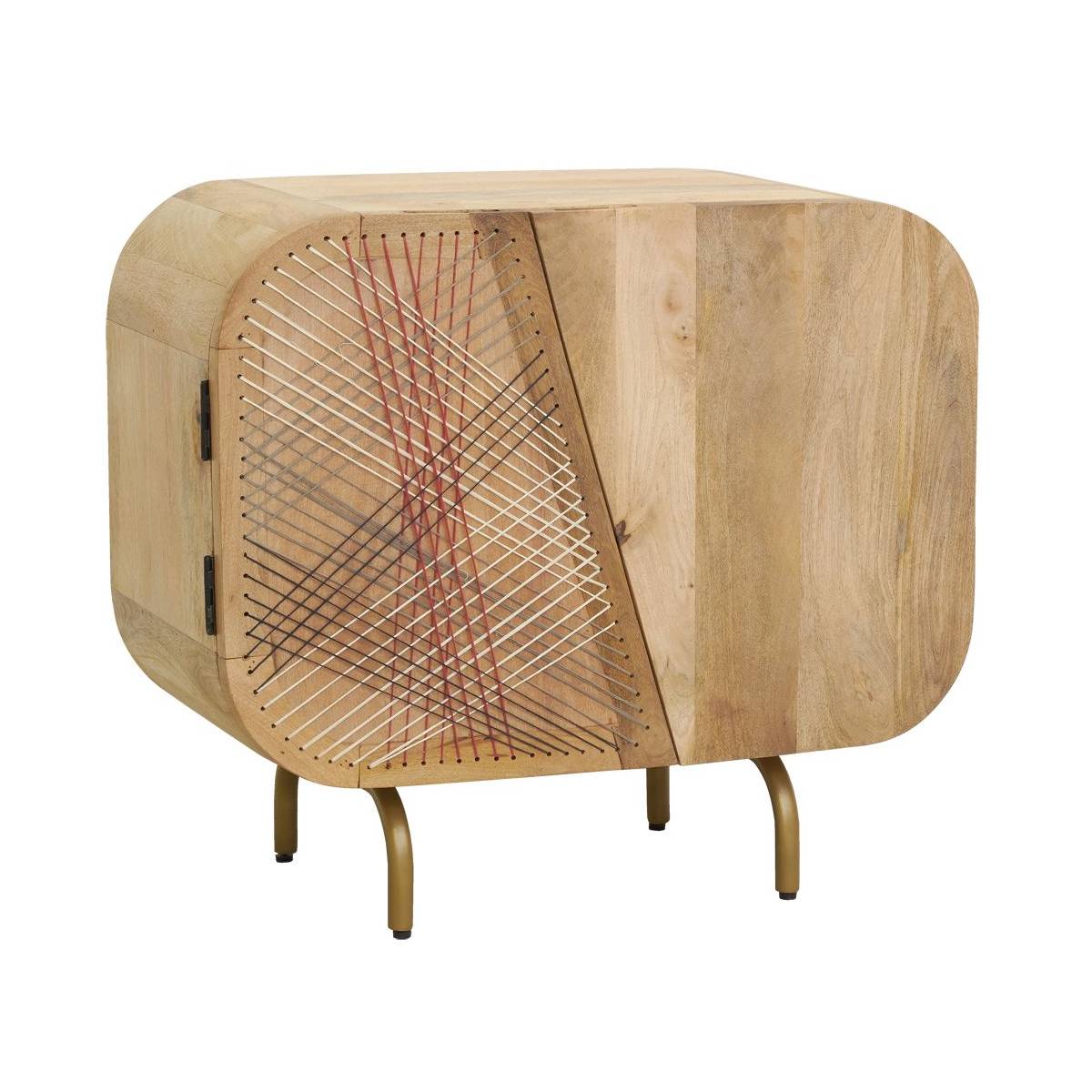 Aubry Gaspard - Buffet en manguier Sring Art 2 portes - Imagen 1