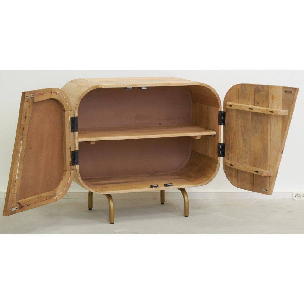 Aubry Gaspard - Buffet en manguier Sring Art 2 portes - Imagen 2