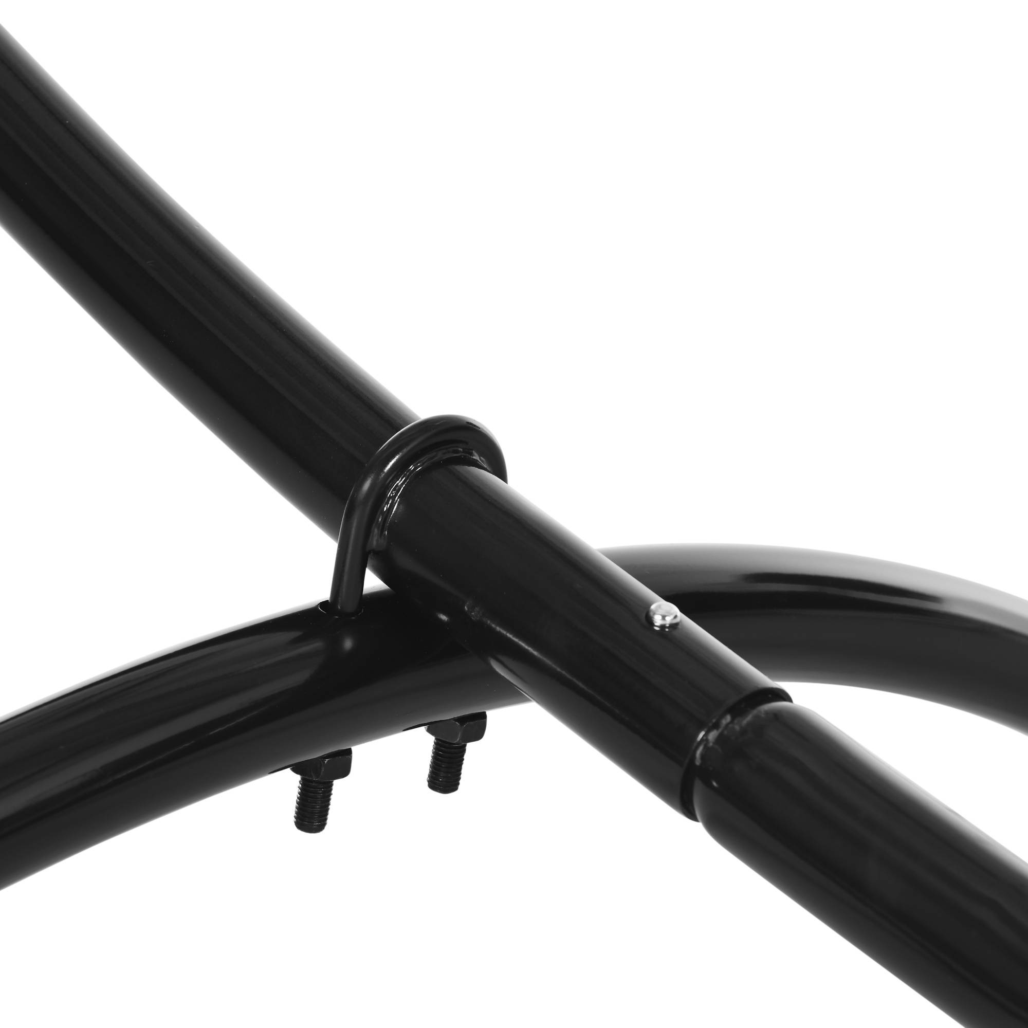 Support de hamac acier noir 300 x 90 x 100 cm - PANGIVO - Image 10